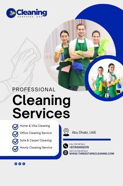three stars cleaning service in ABu Dhabi